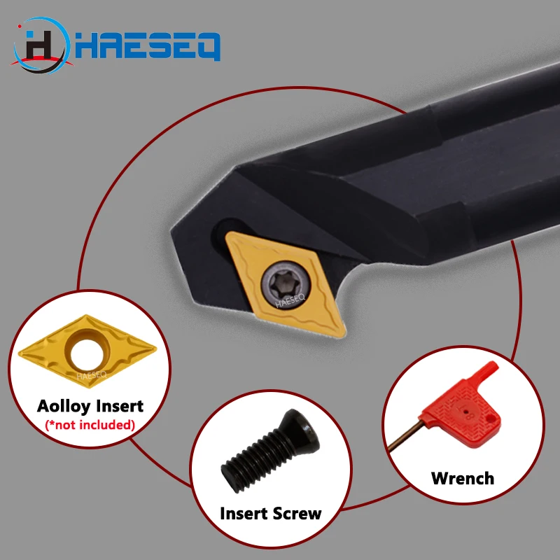 SDZCR-Herramientas de mecanizado de Torno interno, portaherramientas SDZCR07 SDZCR11, barra de perforación de 12mm y 16mm para insertos de Torno DCMT DCGT