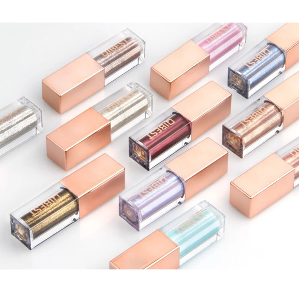 Metallic Shimmer Glitter Liquid Eyeshadow Waterproof Makeup Eye Shadow