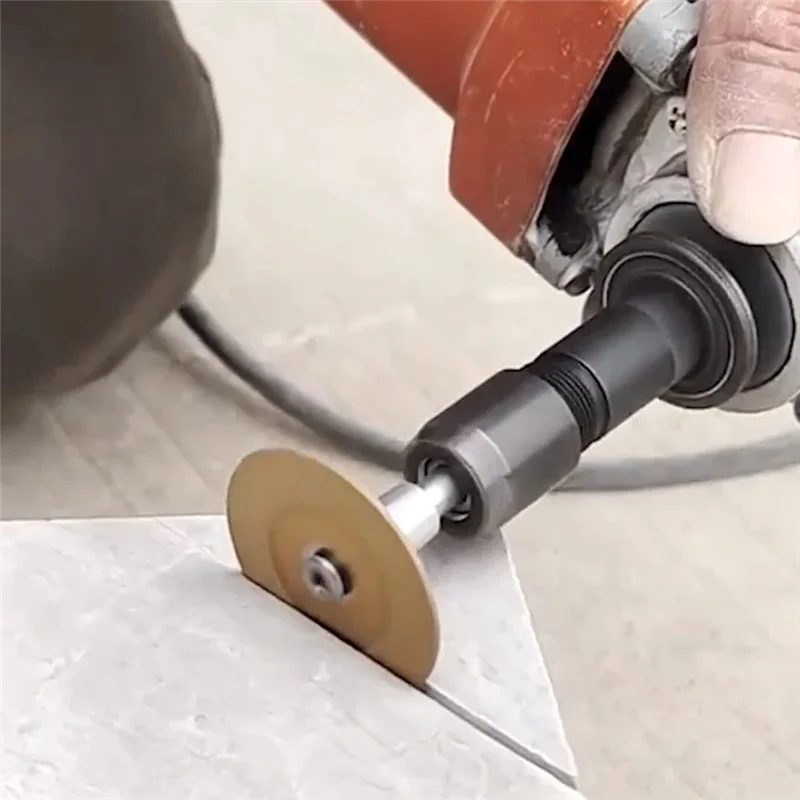 Angle Grinder Modified Adapter To Straight Grinder Chuck For 100-Type Angle Grinder M10 Thread Grinding Polishing Durable