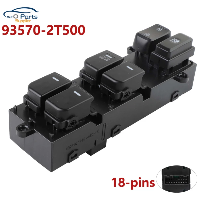 New 935702T500 93570-2T500 FL Power Window Switch For Kia Optima 2014-2015