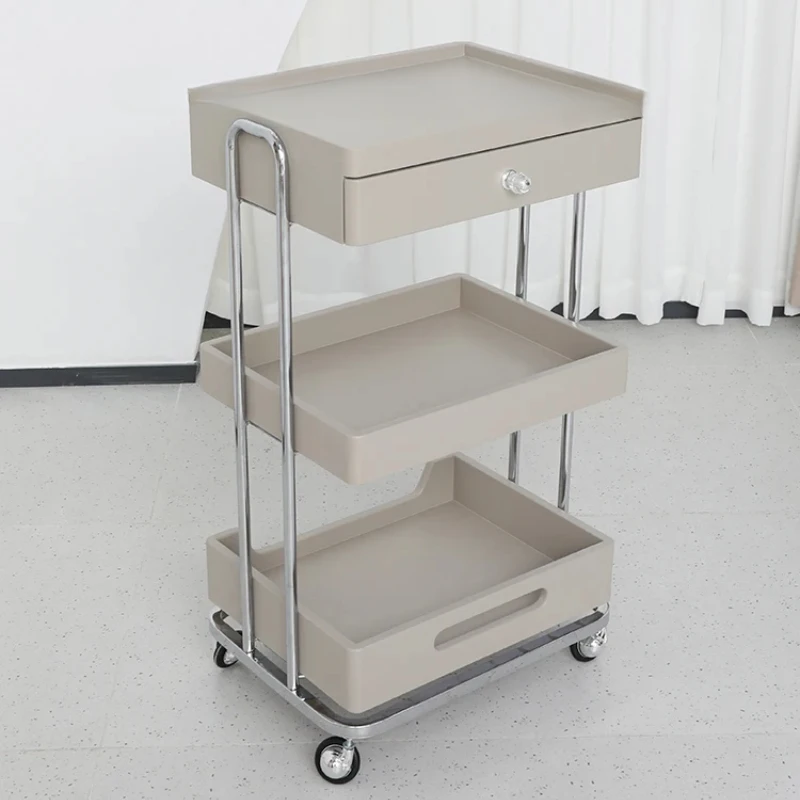 Beauty Multifunction Salon Trolley with Wheels Barbershop Sofa Salon Trolley Beside Carrello Attrezzi Beauty Furniture