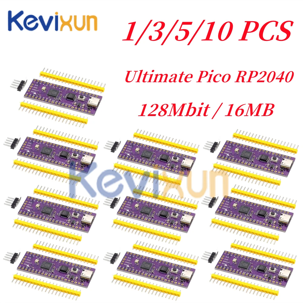 1-10PCS/Ultimate Pico RP2040 128Mbit 16MB compatible with raspberry PI dual-core processors