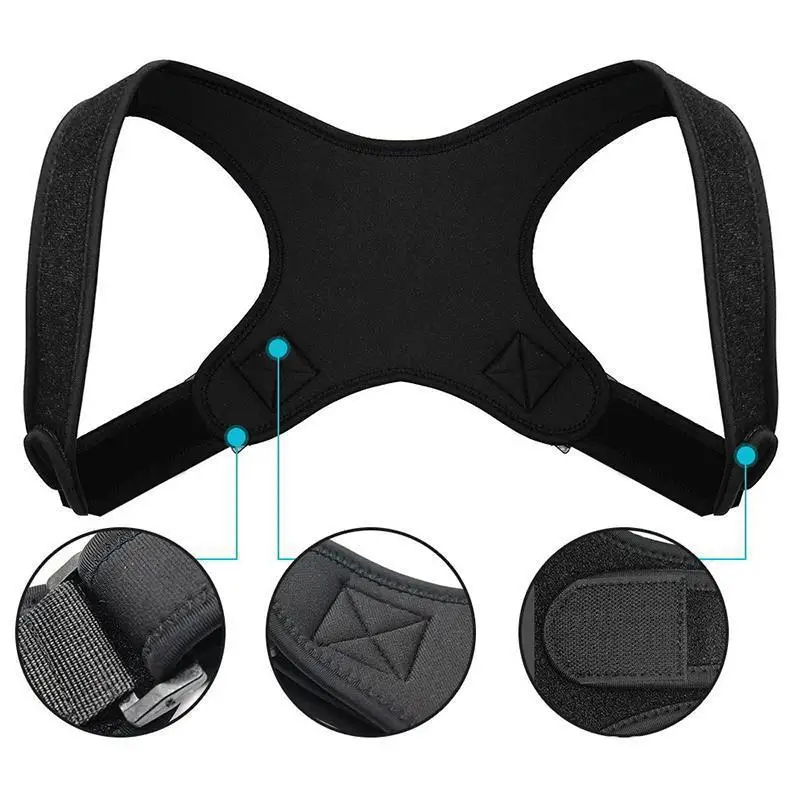 Posture Corrector Invisible Adjustable Back Clavicle Correction Belt Men Women Anti-Hunchback Sitting Posture Porrection Device