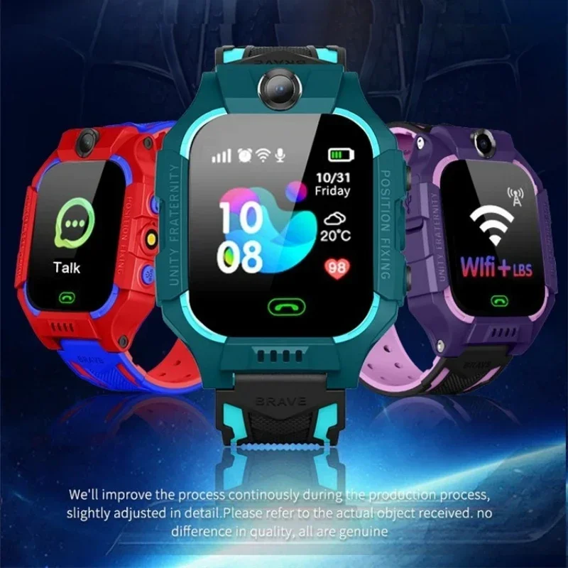 Children Smart Watch Waterproof HD Touch Screen GPS Positioning Communicate By Telephone Flashlight Take a Picture Alarm Clock