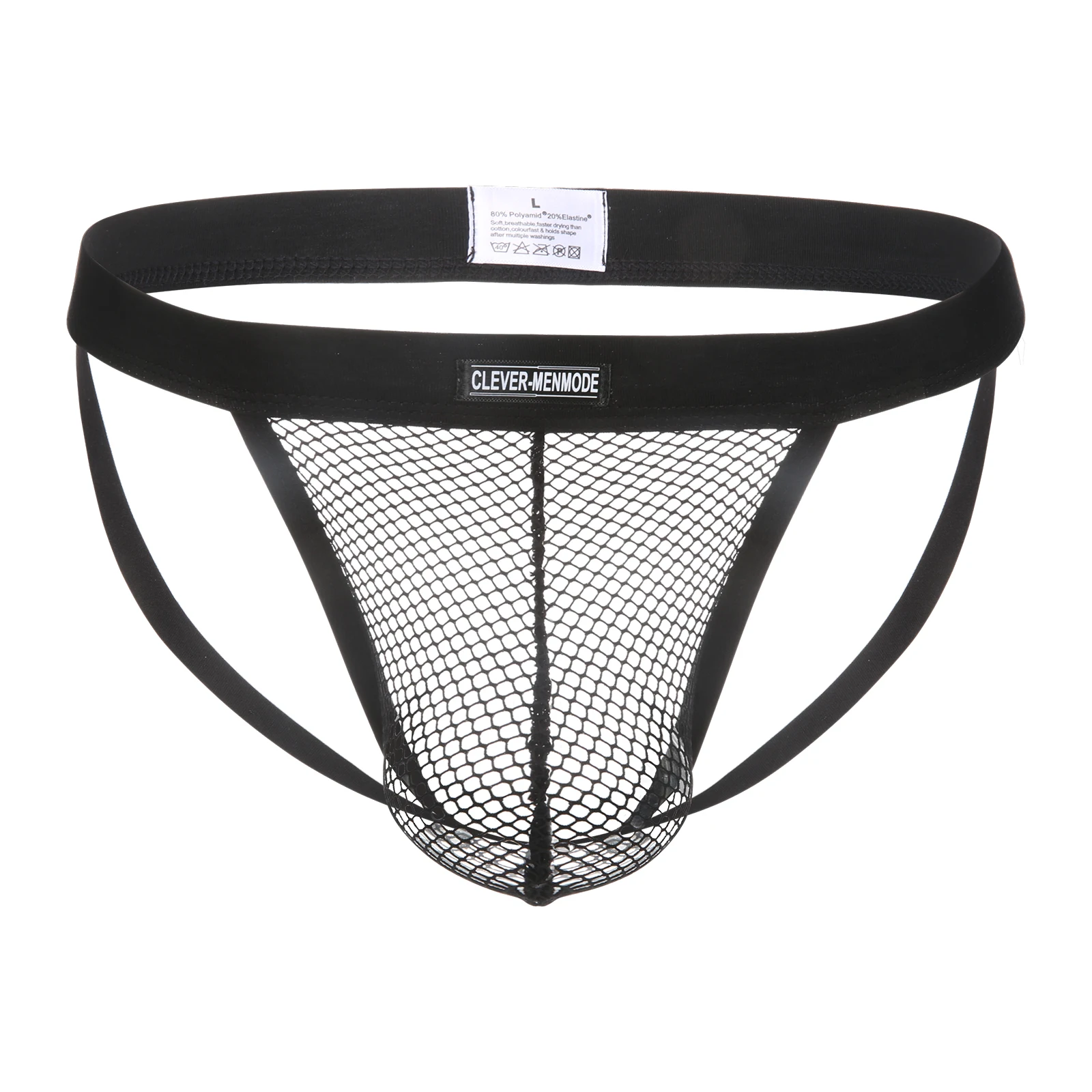 

Men's Fitness Jockstrap Mesh Thongs Exercise Breathable Underpants Bulge Pouch Elastic Jock Strap Backless Underwear Gymwear
