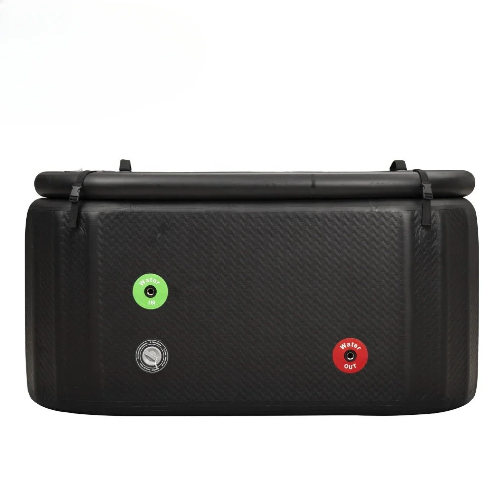 

л # Фитнес-спортивное восстановление, бочка для холодной терапии, спа-ведро, портативная ванна для льда, надувная ледяная ванна с холодным погружением