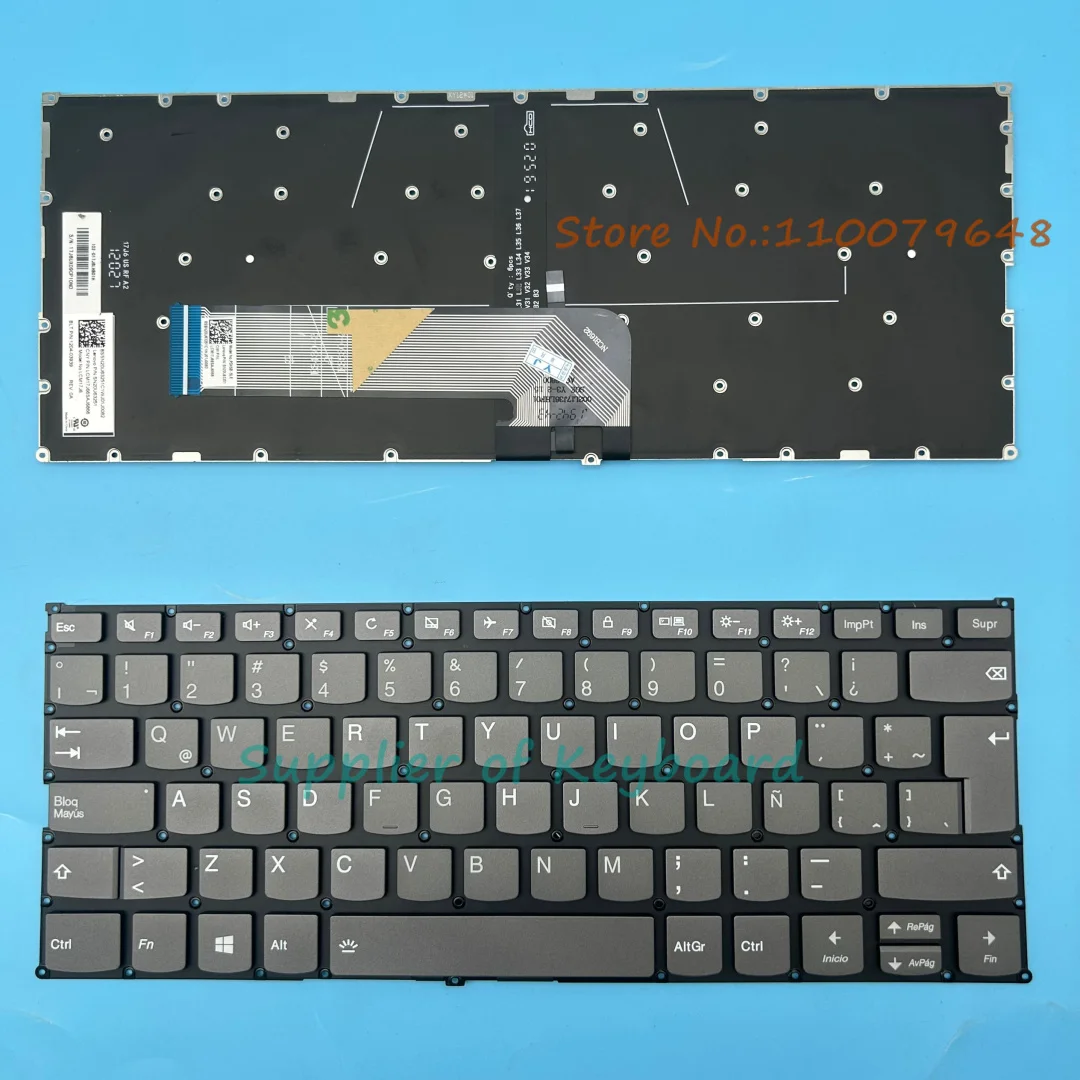 

English/Spanish/French/UK/Italian/Czech Keyboard For Lenovo Flex 6-14ARR 6-14IKB 530-14ARR 530-14IKB C640-13IML LTE
