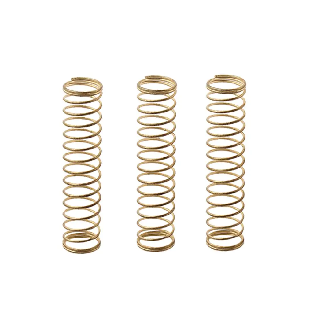 3pcs Brass Metal Trumpet Springs for Brass Instrument Repair Parts 39x9mm