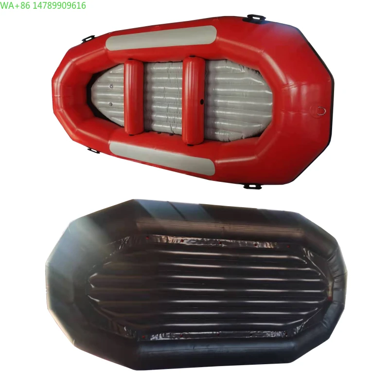 

Factory Direct Pricing 13.5ft 410cm Abrasion-resistant 1.2mm PVC Jungle Canyon Exploration Inflatable Rafting Boat for Sale
