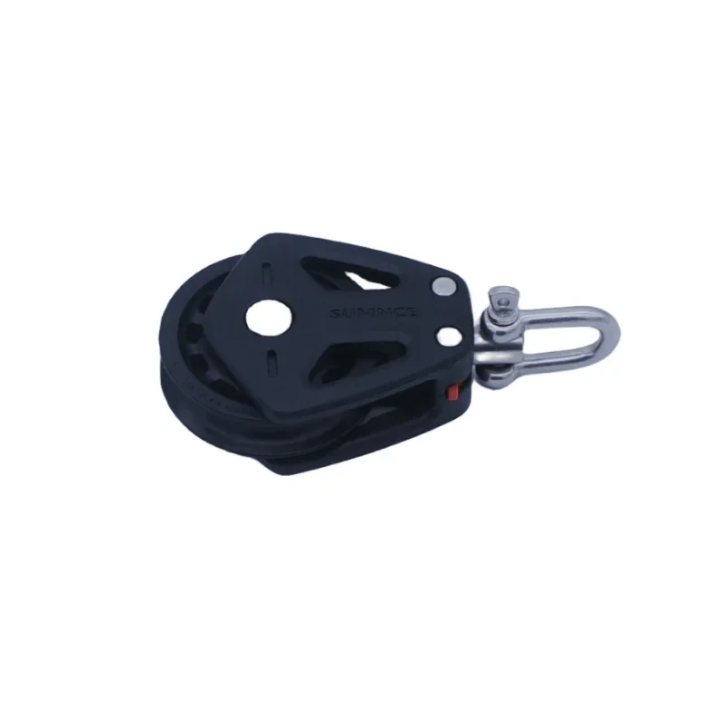 Double Nylon with Locking Pulley, Kayak Canoe Pulley, Single Pulley,