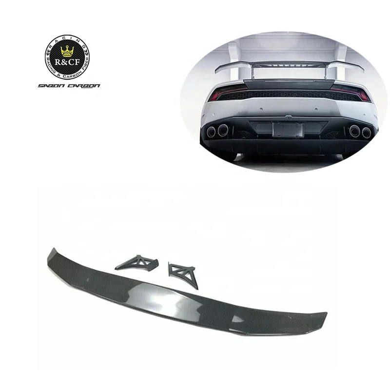 

Спойлер LP610 Vor Style из углеродного волокна GT Wing Задний спойлер Decktail Wing для Lamborghini Huracan