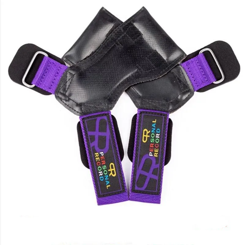 1Pair Rubber Gym Grips Palm Guards Cowhide Palm Protector Weightlifting Gymnastics Workout Glove Grip Fitness Training Equipment