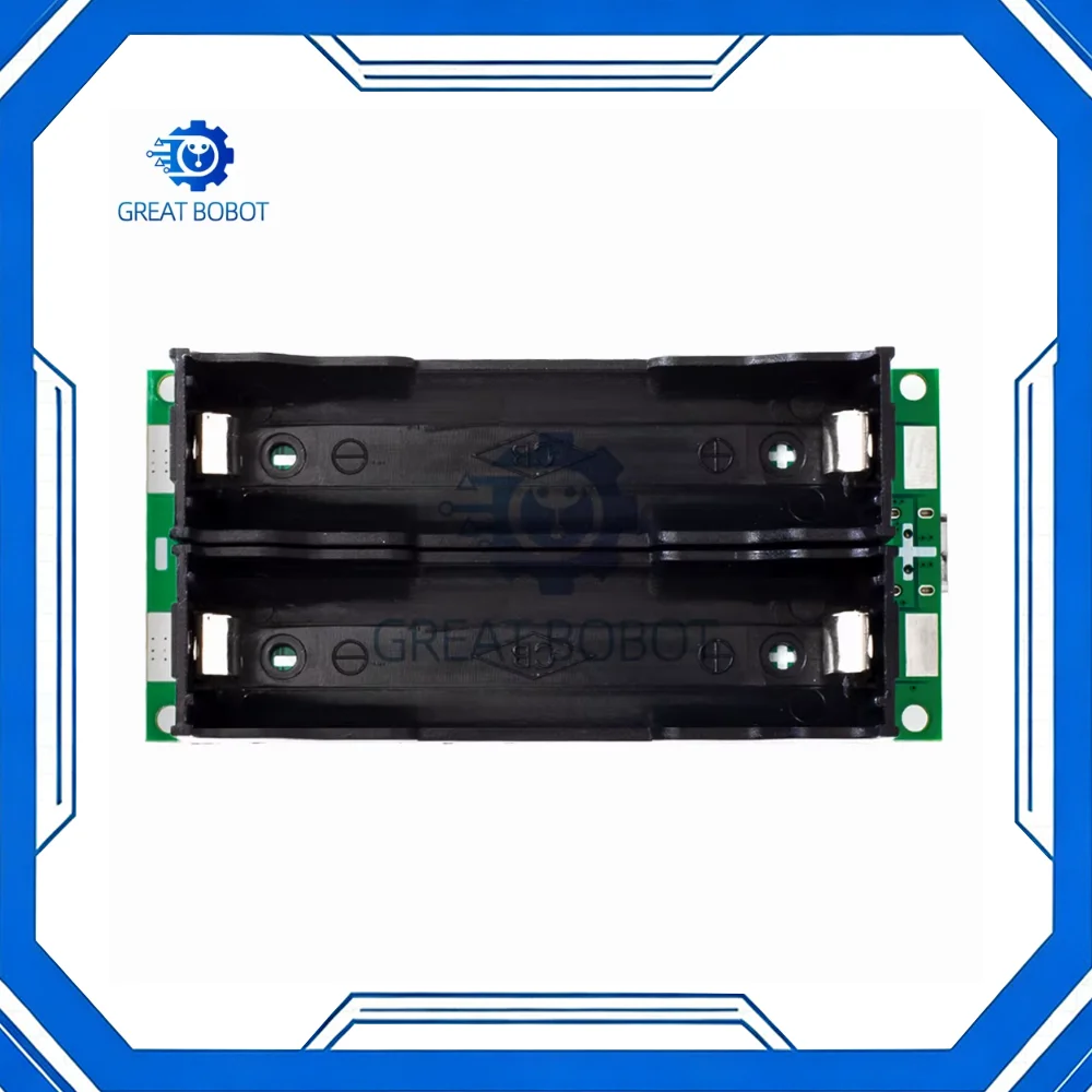 Type-C 15W 3A Step-Up Charging Module for 18650 Battery with 5V/9V/12V Fast Charge Output and UPS Function