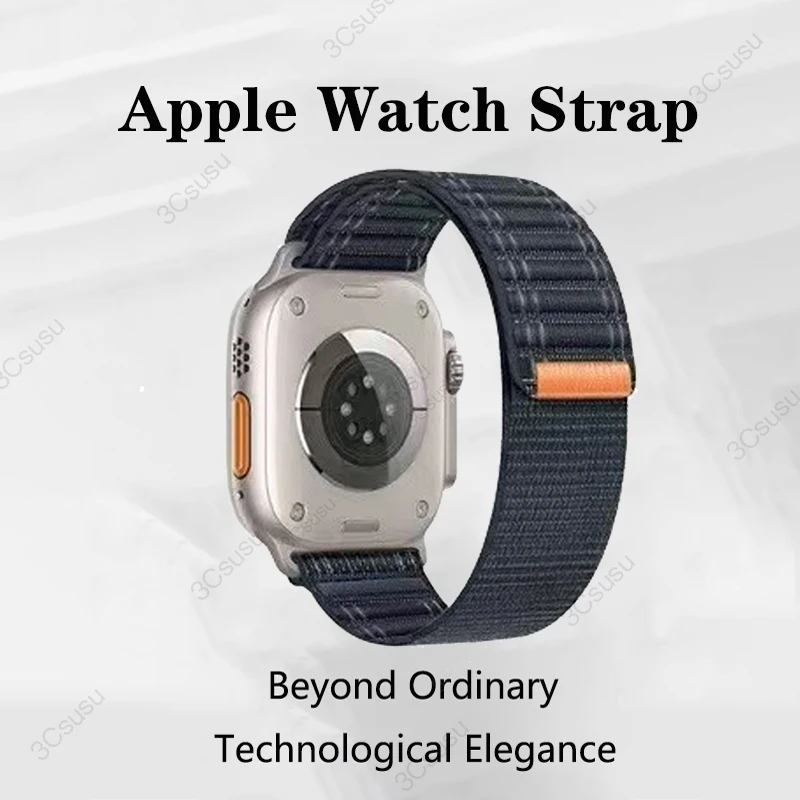 Trail Loop Sport Bracelet Nylon Strap for Apple Watch Ultra 9 8 7 Replacement Strap For IWatch 49mm 45mm 44mm 41mm Watchbands