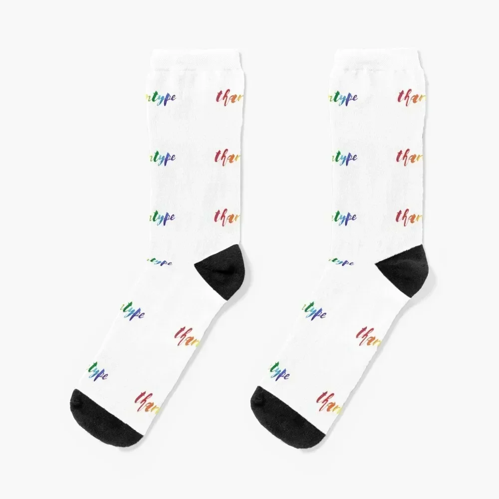 

TharnType (Rainbow) Socks FASHION sports and leisure sheer hip hop Socks Ladies Men's Men's set shoes Designer Man Socks Women's