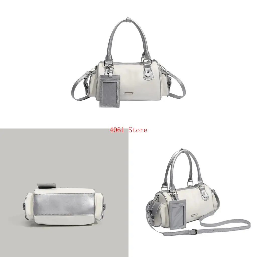 

Handheld Bowling Bag PU Leather Crossbody Purse for Women Shoulder Bag with Adjustable Strap for Work and Travel