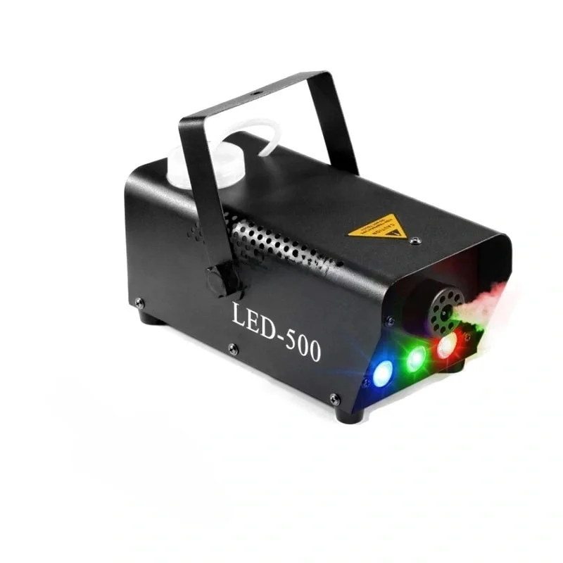 Nieuwe afstandsbediening LED 500W rookmachine RGB Gemengde kleur rookmachine professionele rookuitwerper podiumapparatuur LED-fogger