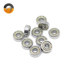 10Pcs 605ZZ 5x14x5 mm ABEC-7 Deep Groove Ball Bearing 603ZZ 604ZZ 606ZZ 607ZZ 608ZZ Miniature Chrome Steel Bearing R-1450ZZ