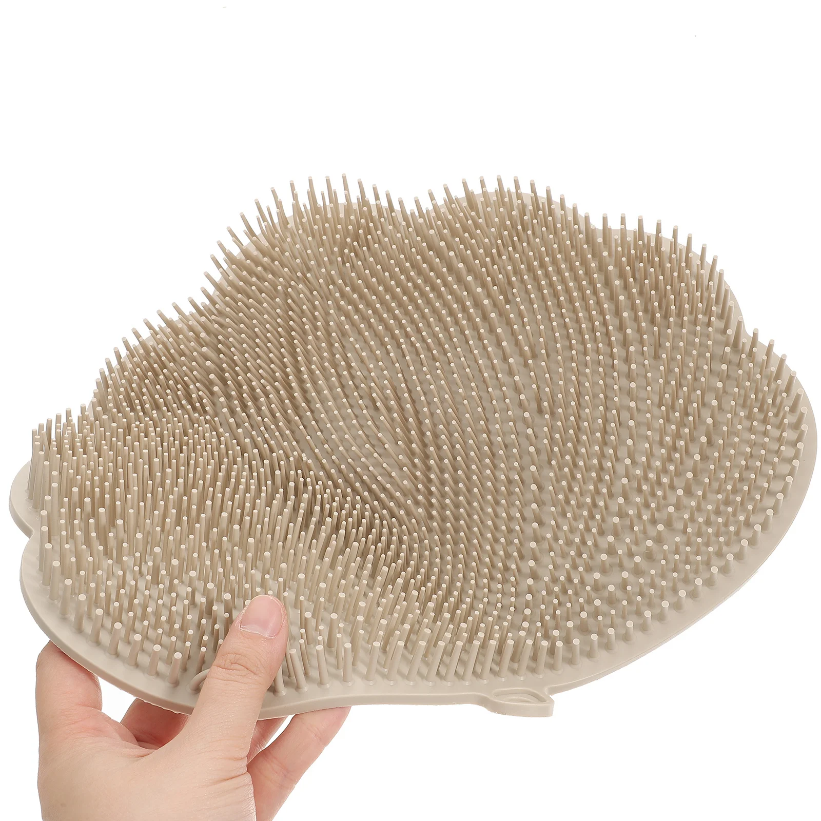 

Foot Back Scrubber Mat Tpe Exfoliating Body Scrubber Non-Skid Suction Cup For Bathroom Wall Mounted Shower Pad