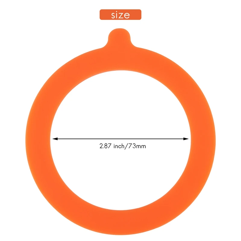 12er Pack Silikon-Ersatz dichtung, luftdichte Gummi dicht ringe für Einmach glas deckel, auslaufs ic heres Konserven silikon