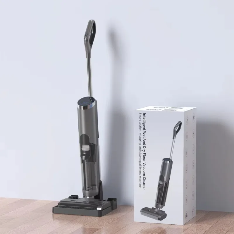 

Upright Wet Dry Vacuum Cleaner, Self Cleaning and Drying, Water Hard Floor Cleaner, Powerful Suction