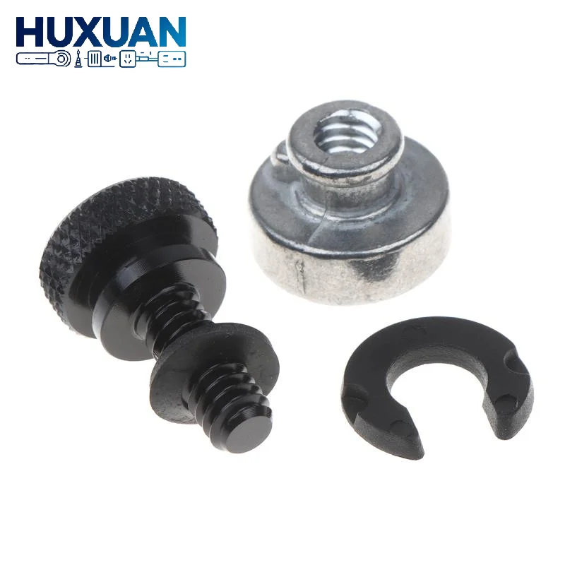 Motorcycle Rear Seat Mounting Screw Kit 6mm 1Set Easy Install Bolt Nut for Motorbike Rear Seat Fixing Repair Parts