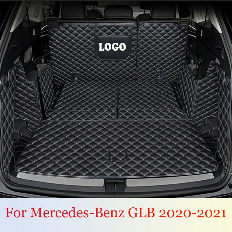 

Custom Waterproof Car Trunk Mat AUTO Tail Boot Tray Liner Cargo For Mercedes-Benz GLB 5Seats 2020-2021 Auto Parts Styling Rugs