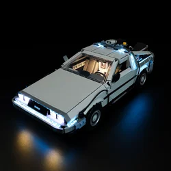 LED Light Kit Building Blocks For LEGO 10300 Back to the Future Time Machine (Only Light Kit Included)