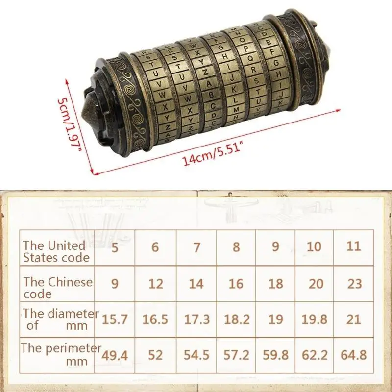 F62D -legering puzzel gecodeerd Lock Maze speelgoed voor Case for Kids Adult Development