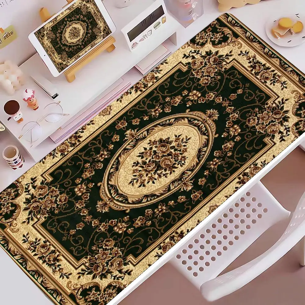 

HYBXXC Large XXL Gaming Mousepad 90x40cm Extended Desk Mouse Pad HD Nice Totem Design Extended Keyboard Mats for Gamers