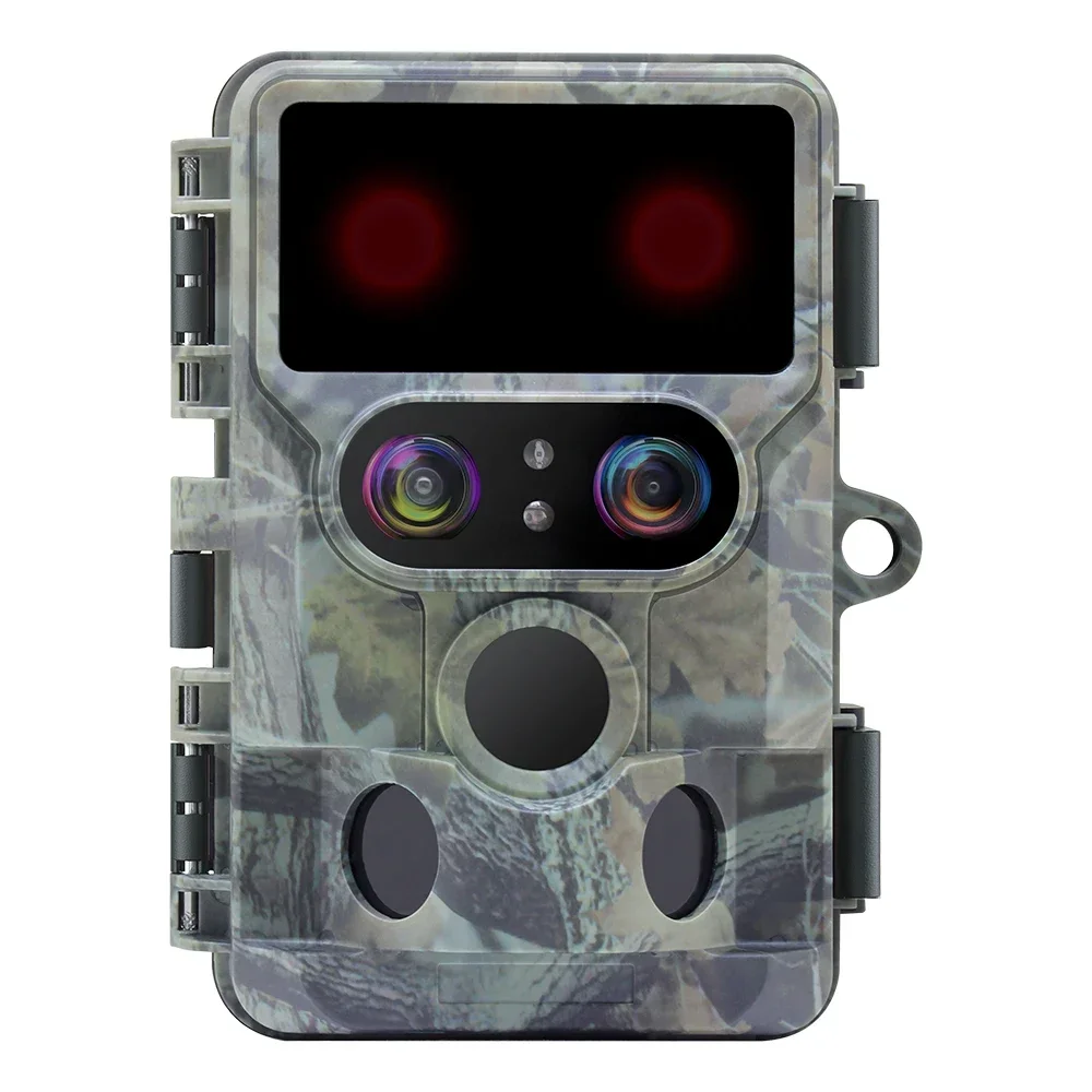 Redleaf wildlife 48mp 4k wifi dual camera hunting cameras with night vision waterproof