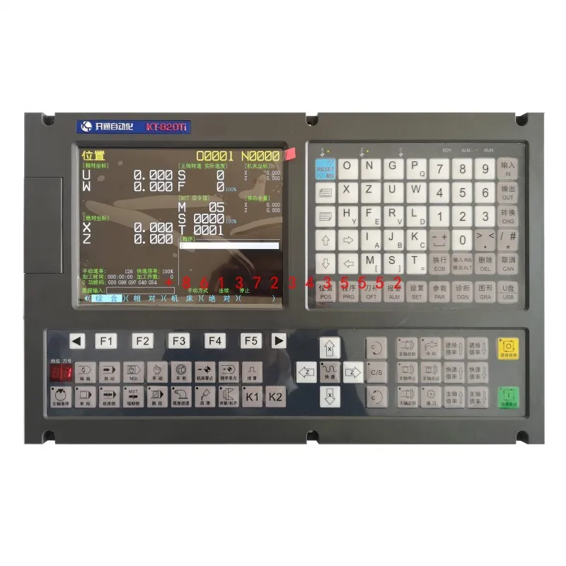 CNC KT820 CNC 시스템, KT820Ti 2 축 선반 CNC 시스템, 일반 선반 변형 GSK980TDb 980TD