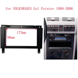 Double din Car Radio Fascia for VOLKSWAGEN Gol Pointer 1999-2006 2din car DVD Stereo Frame Plate Adapter Mounting Dash