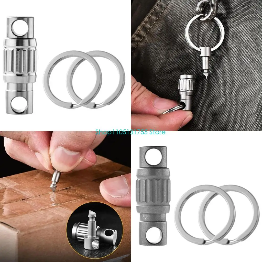 

K0EF Quick Release Keychain Detachable Keychain Tool Easy to Use