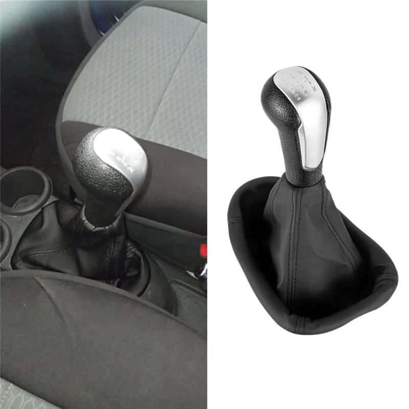 Pomello del cambio per auto a 5 velocità con cuffia per Chevrolet Spark 2009-2011 2013 2014 2015 2016 Accessori