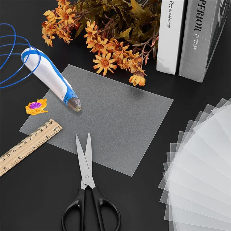 

Аксессуары для ручек A69E3D, 18 шт. грубый коврик для 3D-ручек, термостойкий лист для печати из ПВХ 7,09X5,91 дюйма, формы для 3D-печати своими руками