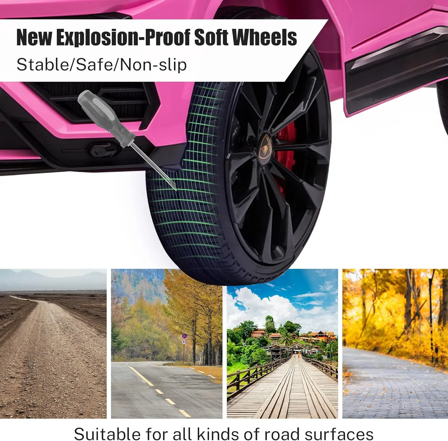 Carro de passeio elétrico infantil para crianças, veículos elétricos infantis licenciados de 12V com controle remoto, AUX, suspensão de mola, música, LED