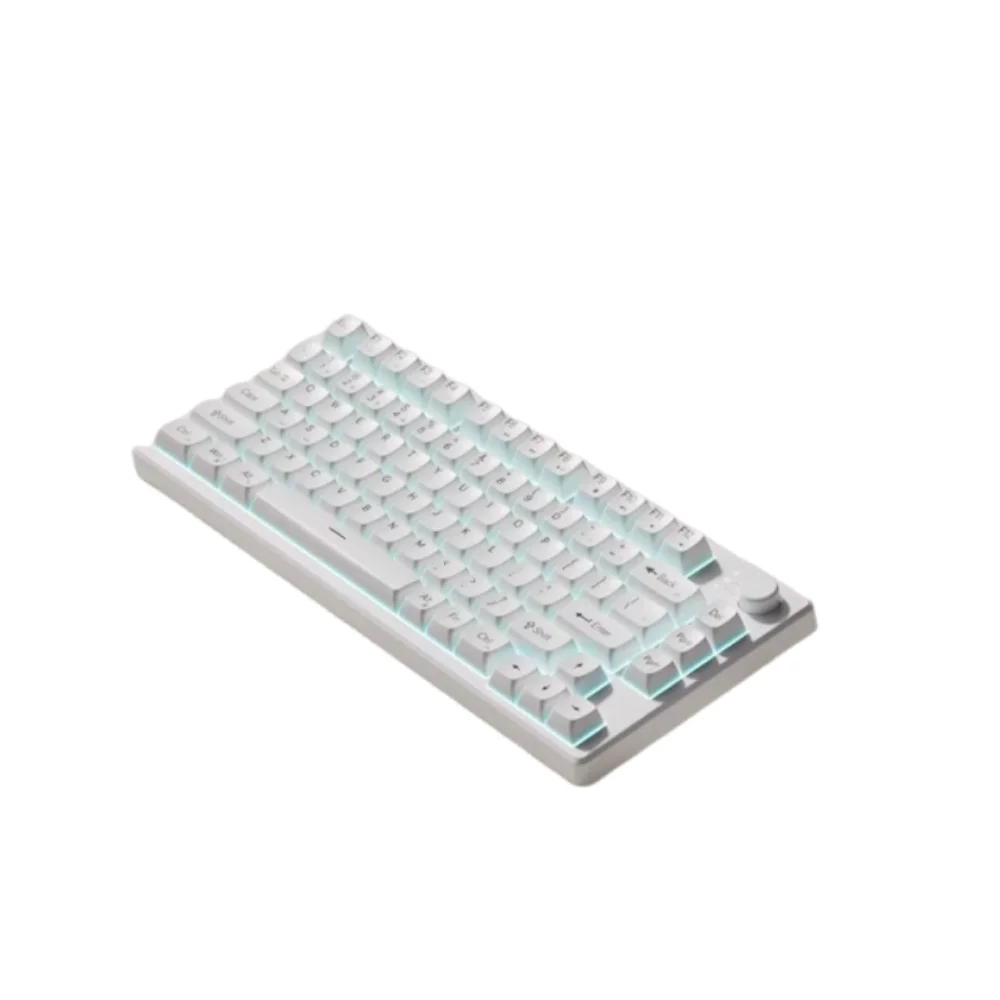 

Игровая механическая клавиатура с проводным подключением, 75-клавишная раскладка, ультратихая, с механическим откликом, компактный дизайн