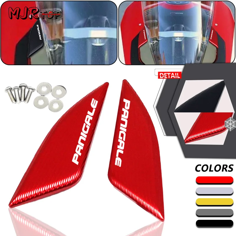 

Panigale v4 Mirror Hole Cover For PANIGALE V4 V4S V4R Motorcycle CNC Windscreen Driven Mirror Eliminators Cap panigale