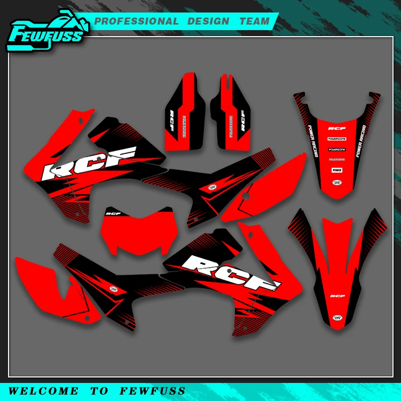 

Fewfuss мотоциклетные графические фоновые наклейки для HONDA CRF250L CRF 250L 2012 2013 2014 2015 2016 2017 2018 2019 2020