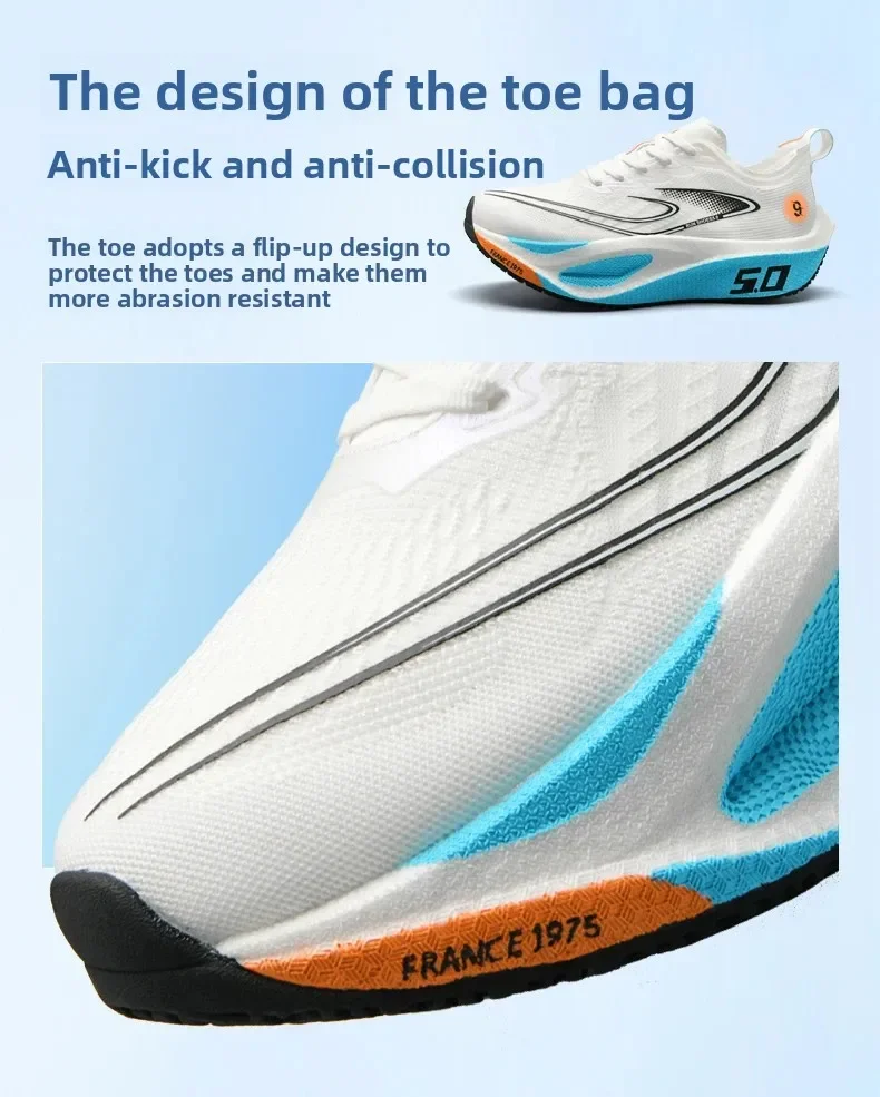 Unisex 2025, Vollcarbon-Platten-Laufschuhe, professionelle Marathon-Rennen, leichte, atmungsaktive Sport-Turnschuhe mit Bounce-Kissen – Detail 6