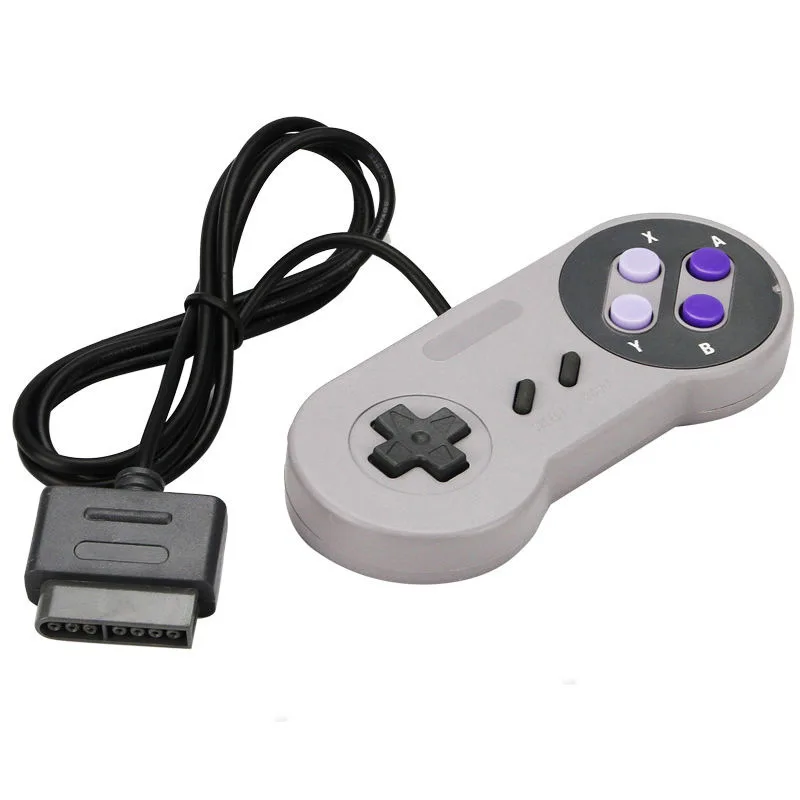 2PCS Joypad Gamepad Controller Pad สำหรับ Nintendo Super Famicom SNES Fighting Commander Controller สำหรับ Nintendo