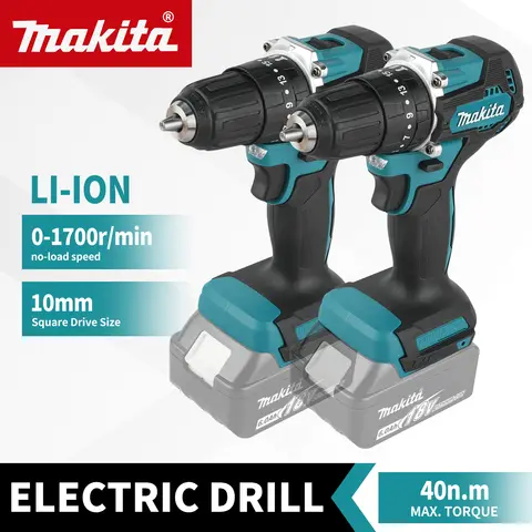 NEW 2026 Makita DDF487 18V Electric Drill,Brushless Motor,40Nm Torque,1.5-13mm Clamping,Forward/Reverse Rotation