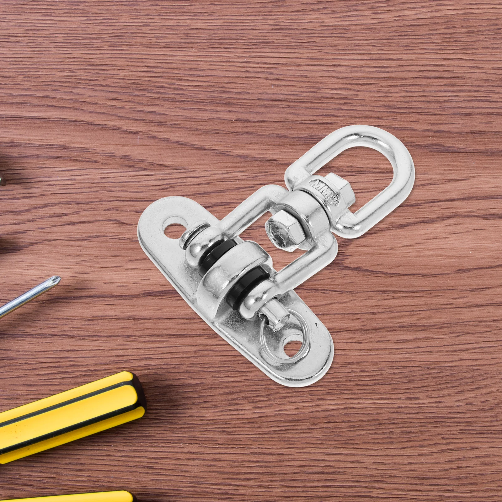 

Stainless Steel Hook Heavy Duty Hammock Chair Hanger Rotating Swing Mounting Hardware Porch Swing Brackets Durable