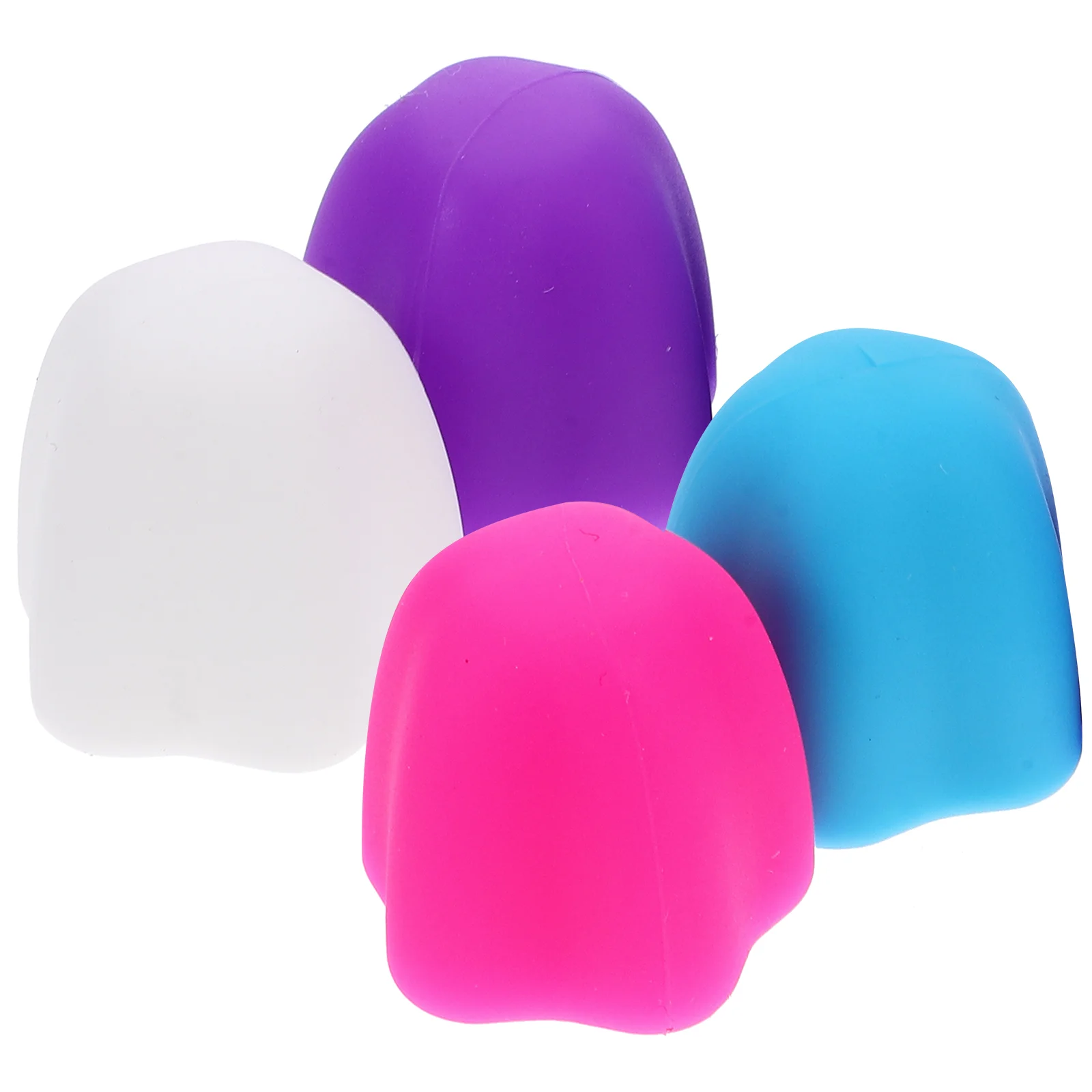 4 Pcs dentifricio Cap Home Covers tappi per la casa spremiagrumi estrusore Gel di silice cappelli in Silicone auto-chiusura bambino