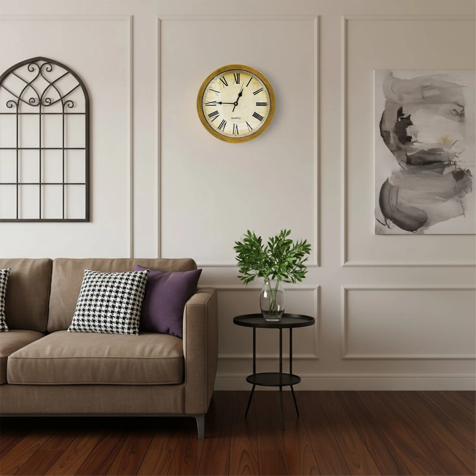 

Wall Clock with Hidden Safe Plastic Secret Safe Wall Clock Creative Wall Clock Hidden Safe Box for Cash Jewelry Keys Valueables