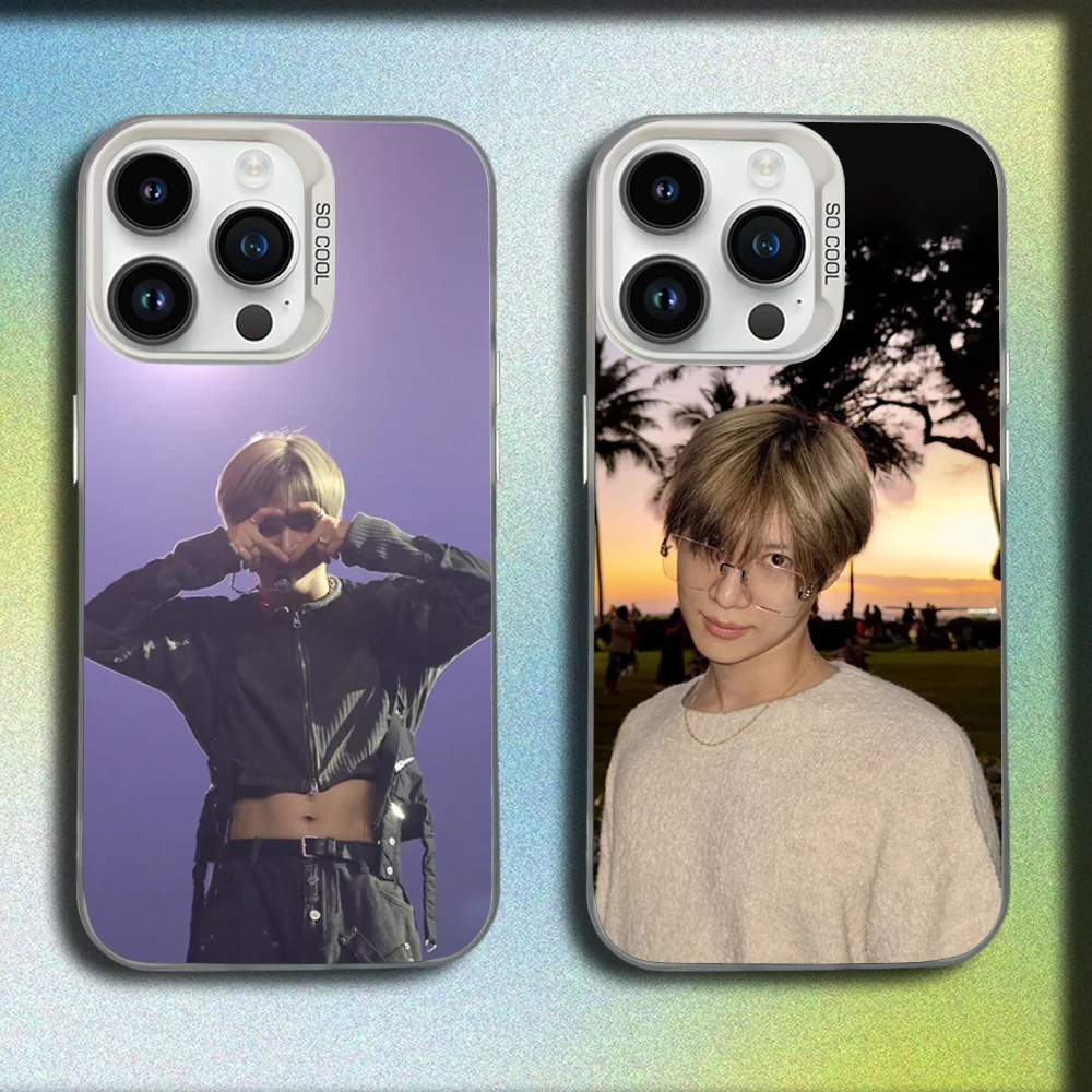 

Singer Actor T-Taemin Phone Case For iPhone 16,15,14,13,12,11,Mini,Pro,SE,MAX White Matte Shockproof Cover