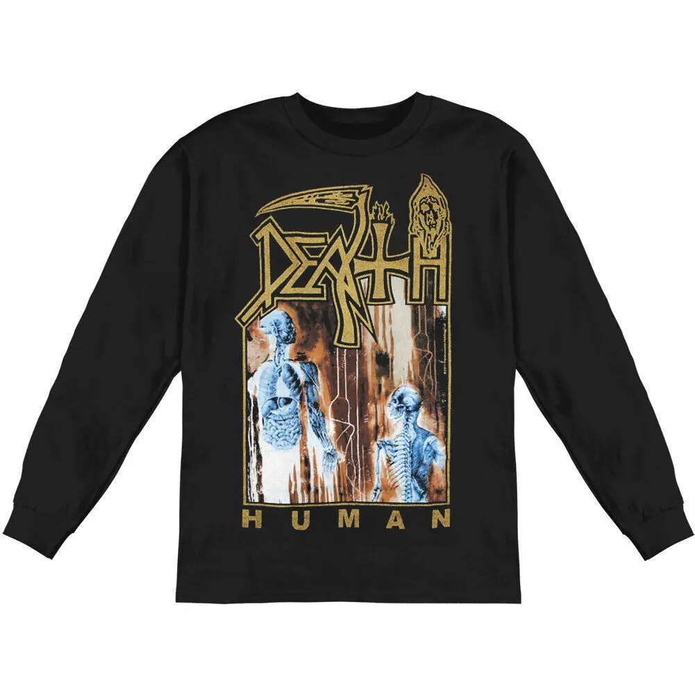 

Men's Death Human Long Sleeve XXX-Large Black