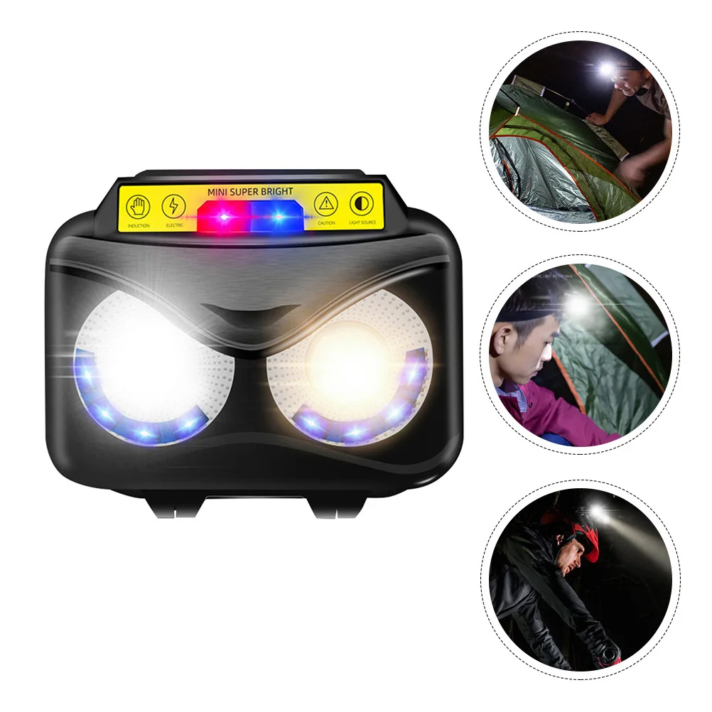 

Upgraded Ipx65 Waterproof LED Headlamp with Motion Sensor USB Rechargeable Lightweight Outdoor Headlight for Running Camping