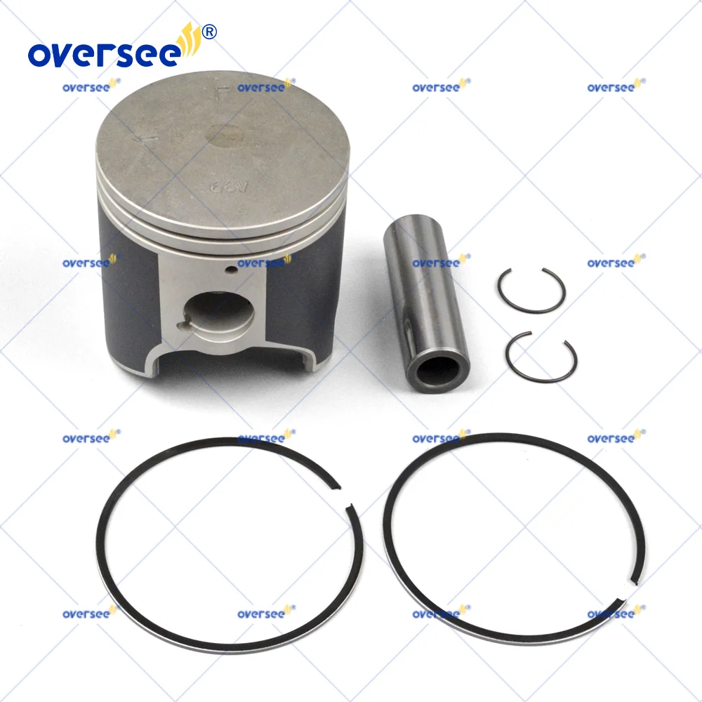 Oversee 66V-11631 STD Piston Kit for Yamaha Jet Ski Waverunner XLT1200 GP1200R  2 Cylinder Outboard Engine 66V-11631-00
